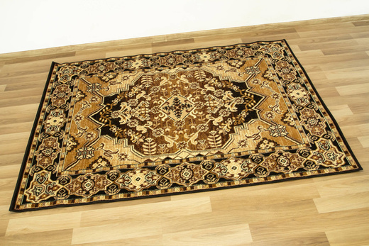 Dywan GOLD 279/12 Ornament Brąz Beż