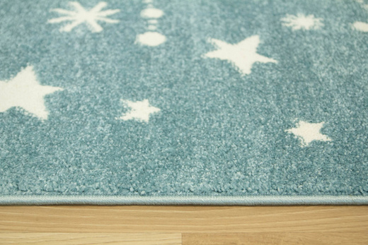 Dywan Lima 9572A blue/cream Pastelowy Niebieski Kremowy Gwiazdy Nocne Niebo