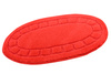 Dywanik Łazienkowy Antypoślizgowy Ocean Red Czerwony Owalny