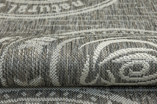 Antypoślizgowy Dywan FLEX 1907/P91 Brąz Szary Coffee