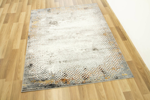 Dywan Merry 243 Multi Grey Srebrny Złoty Biały