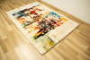 Dywan Shaggy Puffy P643 Beige/Yellow Abstrakcja