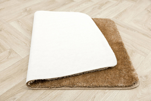 Dywanik Łazienkowy Antypoślizgowy Malmo Ciemny Beż Shaggy