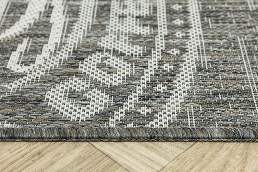 Antypoślizgowy Dywan FLEX 1907/P91 Brąz Szary Coffee