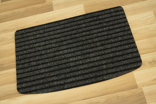 Antypoślizgowa Wycieraczka Doormats Paski Grafit Czarny