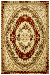 Dywan Super Rose 1898A red/cream Ornament Kwiatowy