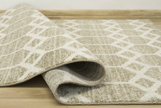 Dywan Dutch Level A167A beige Beż Krem Romby Plastry Miodu