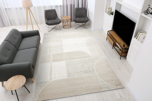 Dywan Matara N744A l.beige/m.beig Beż Krem Kaszmir Abstrakcja