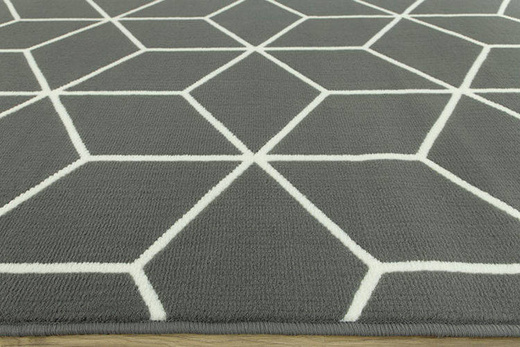 Dywan Luna 503746/51911 grey cubes szary
