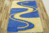 Dywan SHAGGY 0484 l.blue/yellow Żółty Niebieski