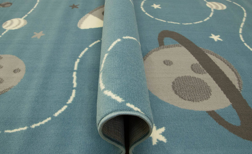 Dywan Kids 534547/95822 sky/blue Jasny Niebieski Kosmos