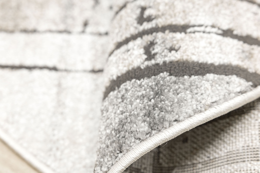 Dywan Okrągły Matara P157A l.grey/sp.antr Beż Szary Kwadraty