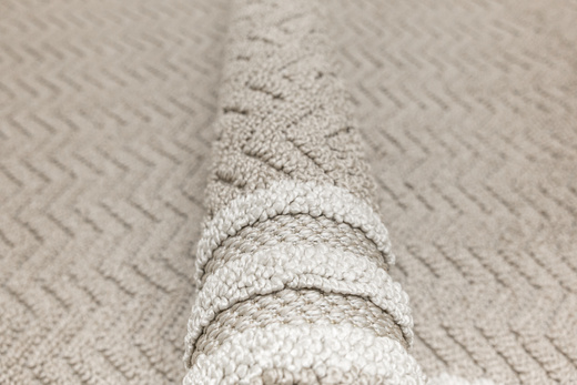 Dywan Milano 090 vizion/beige Beż Krem Ramka Frędzelki