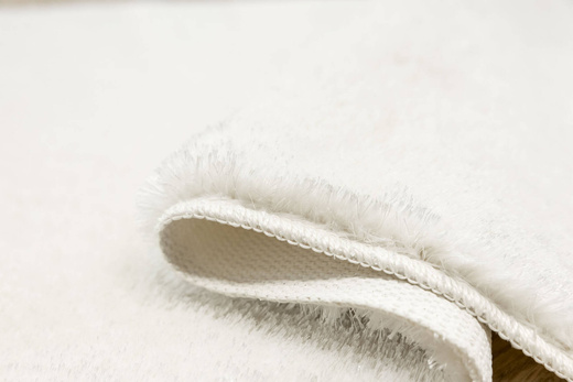 Dywanik Łazienkowy Antypoślizgowy Malmo Biały Shaggy