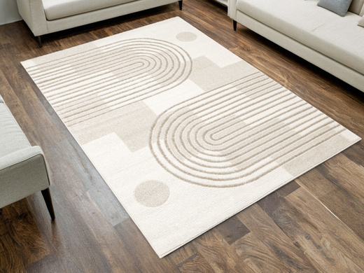 Dywan Matara N973A white/l.beige Beż Krem Geometria