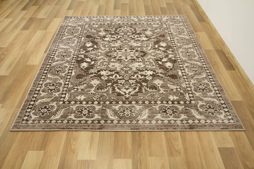 Dywan Victoria 8677A vizion/brown Ornament Brąz Krem