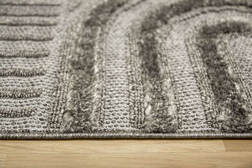 Dywan Amigo 0E560A anthracite Antracyt Półkola