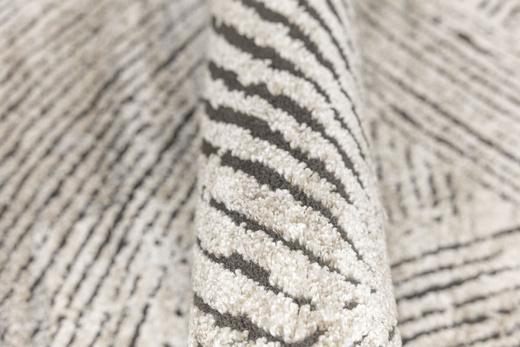 Dywan Owalny Matara P171A sp.antra/l.beO Beż Szary Kaszmir Linie