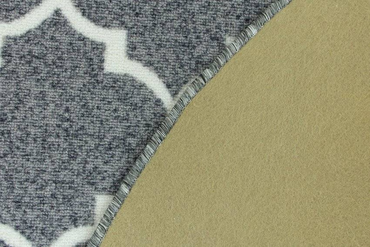 Dywan okrągły Clover 19 j.szary koniczyna marokańska