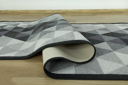 Antypoślizgowy Chodnik Nolan 19 szary szerokość 80 cm