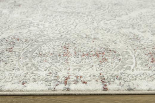 Dywan DAVINCI 2019A d.red/beige Z86-45 Ornament Kremowy Ciemny Czerwony