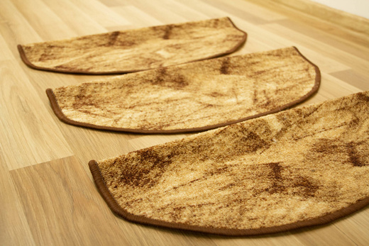 Nakładki półokrągłe Brush 17 Brąz