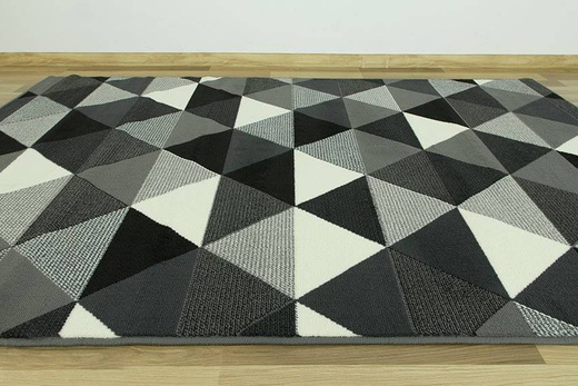 Dywan Luna 503430/56911 grey trójkąty