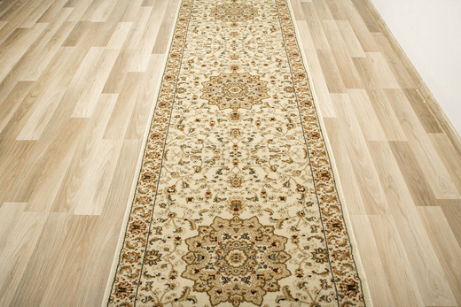 Chodnik Super Rose D373A cream/cream Krem Beż Ornament szerokość 100 cm