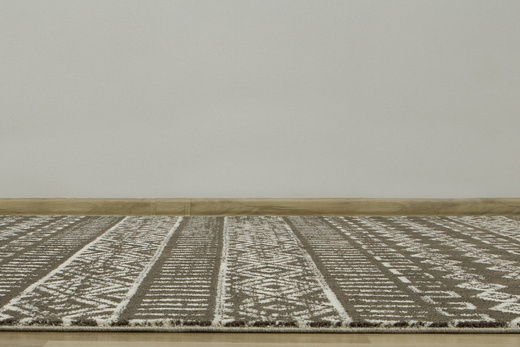 Dywan Karof 2571A brown/white 23 Brązowy Krem Romby