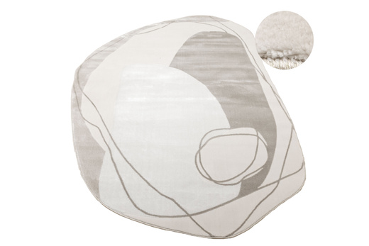 Dywan Selenne GS001A Cream/Beige Szary Beżowy Krem Ksztalt