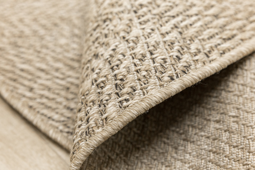 Okrągły Dywan Sznurkowy Patio 5036/178 Nature Beż Brąz Romby Outdoor