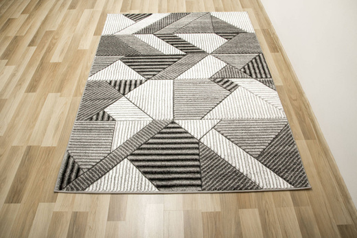 Dywan Amelia A632A grey/d.grey Szary Linie Paski Kreski