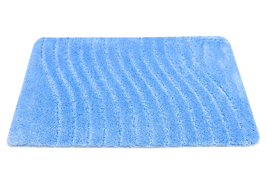 Dywanik Łazienkowy Antypoślizgowy Sara Light Blue Niebieski Fale