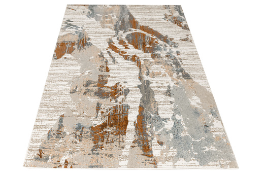 Dywan Argent 14717 O11 Orange Niebieski Pomarańczowy Marmur