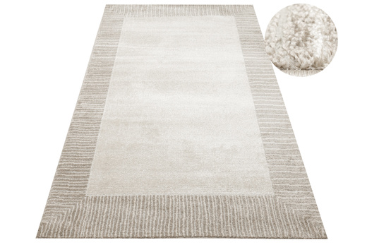 Dywan Matara P139A l.beige/m.beig Beż Krem Kaszmir Geometria Ramka