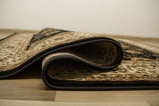 Dywan Super Rose 2338A black/cream Ornament Czarny Beż Krem