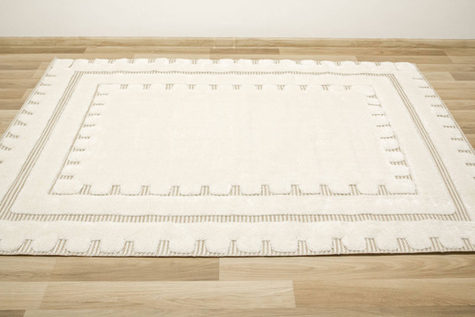 Dywan Shaggy Lula Soft IM41A Krem Beż Ramka