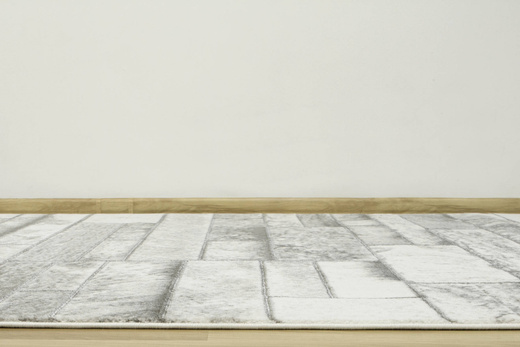 Dywan Felix 9250A l.grey/white Lśniący Szary Krem Prostokąty Marmur