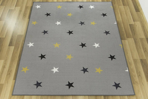 Dywan Stars 19 szare gwiazdki