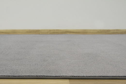 Mięciutki Gęsty Dywan Bounty 175 Lśniący Szary