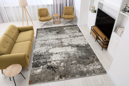 Dywan Ponte N840A l.grey/d.grey Szary Brąz Beton