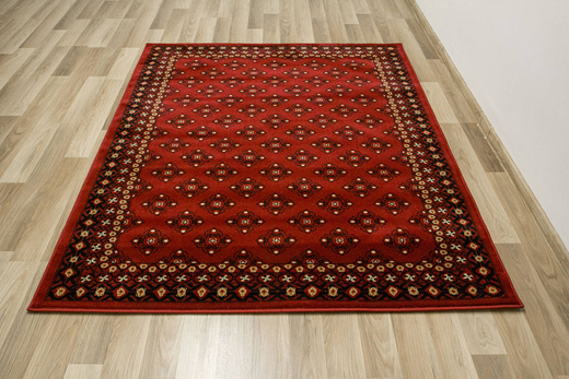 Dywan Ornamentowy Afgan 3099A red/black Czerwony Czarny