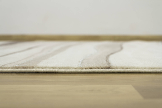 Dywan Felix 9314A l.beige/d.beig Lśniący Marmur Krem Beż Fale