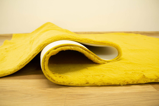 Mięciutki Dywan Bellarossa Rabbit musztardowy