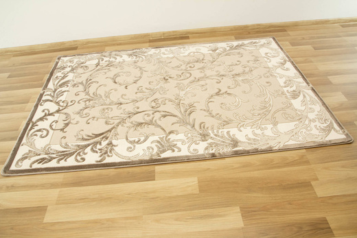 Dywan Galya K4084A brown/brown Brąz Beż Liście