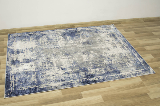 Dywan Verano C464A m grey/l.blue Niebieski Szary Krem Dwupoziomowy