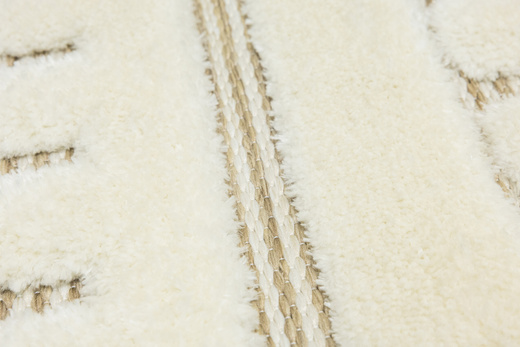 Dywan Shaggy Lula Soft IM41A Krem Beż Ramka