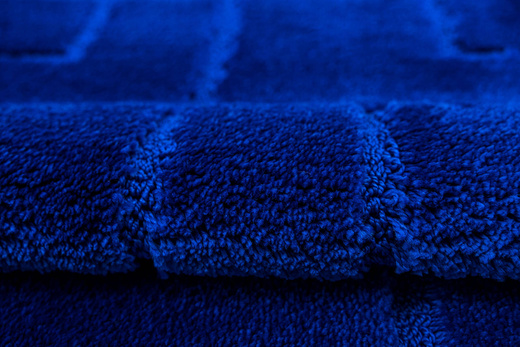 Dywanik Łazienkowy Antypoślizgowy Inez Blue Niebieski Geometria