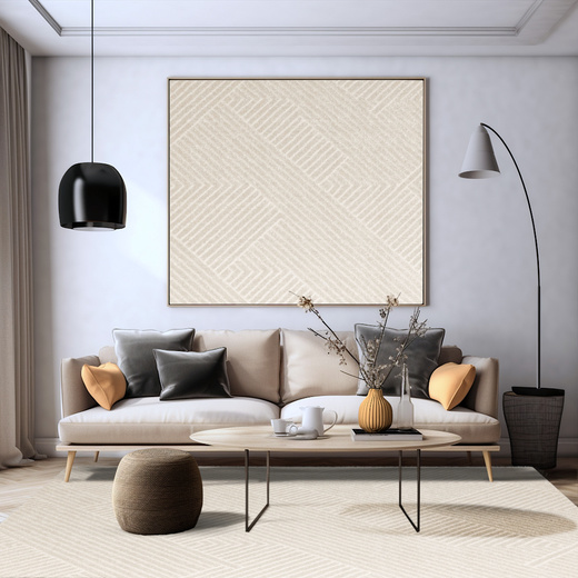 Dywan Matara N963A l.beige/sp.cream Beż Krem Linie