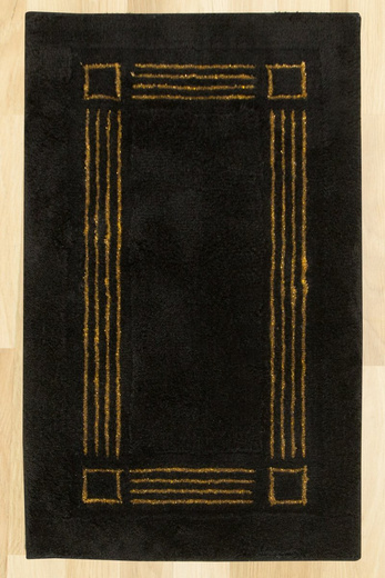 Dywanik do łazienki Jarpol Petra Lurex 51 Czarny